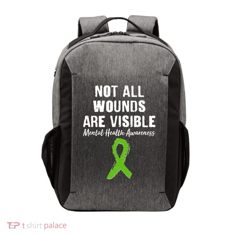 Not All Wounds Are Visible Mental Health Awareness Vector Backpack