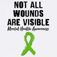 Not All Wounds Are Visible Mental Health Awareness Garment-Dyed Sweatshirt