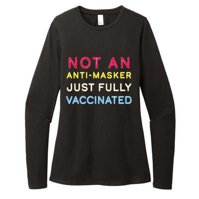 Not An Anti-Masker Just Vaccinated Womens CVC Long Sleeve Shirt