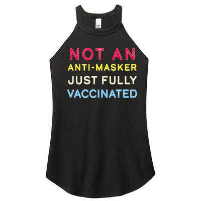 Not An Anti-Masker Just Vaccinated Women’s Perfect Tri Rocker Tank