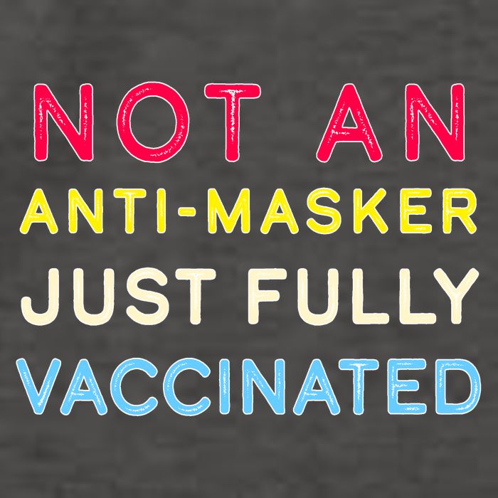 Not An Anti-Masker Just Vaccinated Vector Backpack