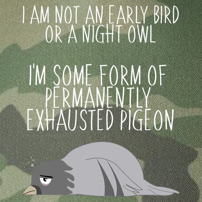 Not An Early Bird Night Owl I'm Some Form Of Permanently Exhausted Pigeon Legacy Tie Dye Trucker Hat