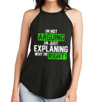 Not Arguing Explaining Why I'm Right Funny Meme Women's Perfect Tri Rocker Tank