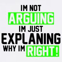 Not Arguing Explaining Why I'm Right Funny Meme Garment-Dyed Sweatshirt
