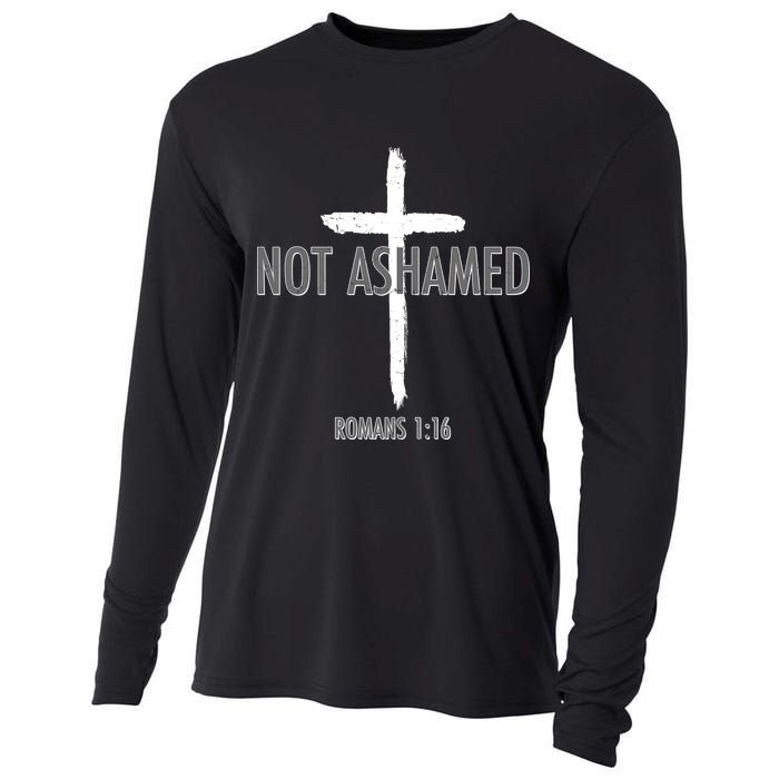 Not Ashamed Romans 1:16 Cooling Performance Long Sleeve Crew