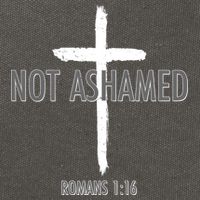 Not Ashamed Romans 1:16 Cotton Canvas Backpack