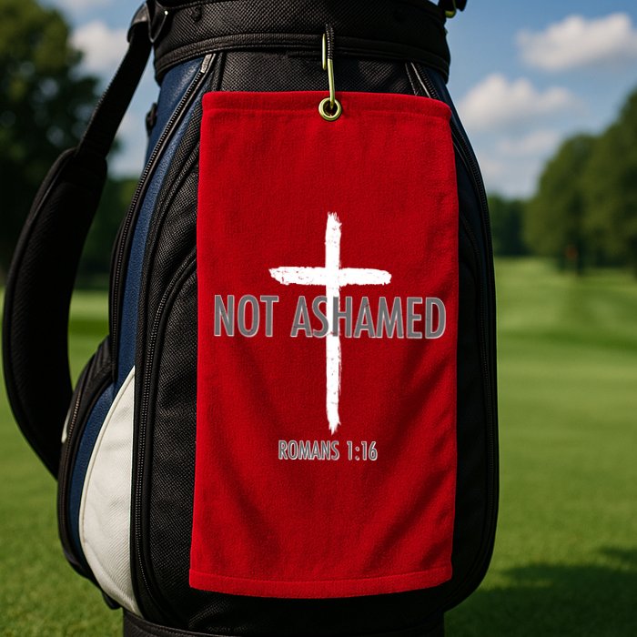 Not Ashamed Romans 1:16 Golf Towel