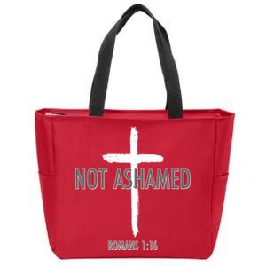 Not Ashamed Romans 1:16 Zip Tote Bag