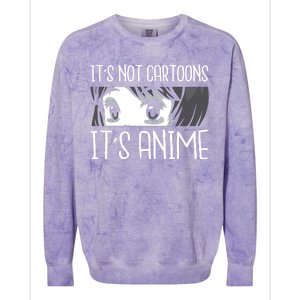 Not Cartoons It's Anime Colorblast Crewneck Sweatshirt