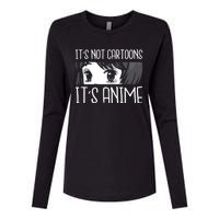 Not Cartoons It's Anime Womens Cotton Relaxed Long Sleeve T-Shirt