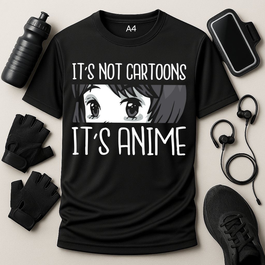 Not Cartoons It's Anime Cooling Performance Crew T-Shirt