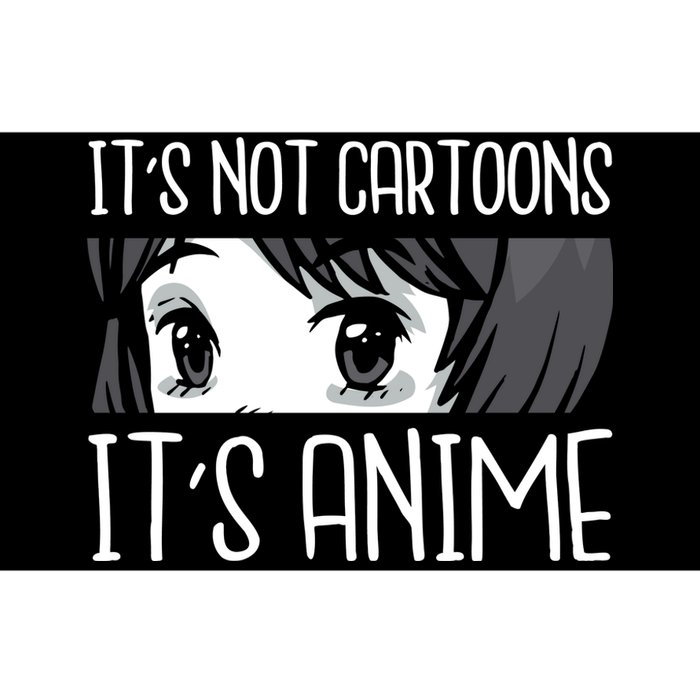 Not Cartoons It's Anime Bumper Sticker