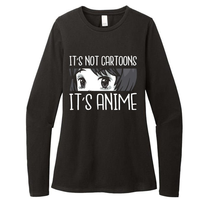 Not Cartoons It's Anime Womens CVC Long Sleeve Shirt