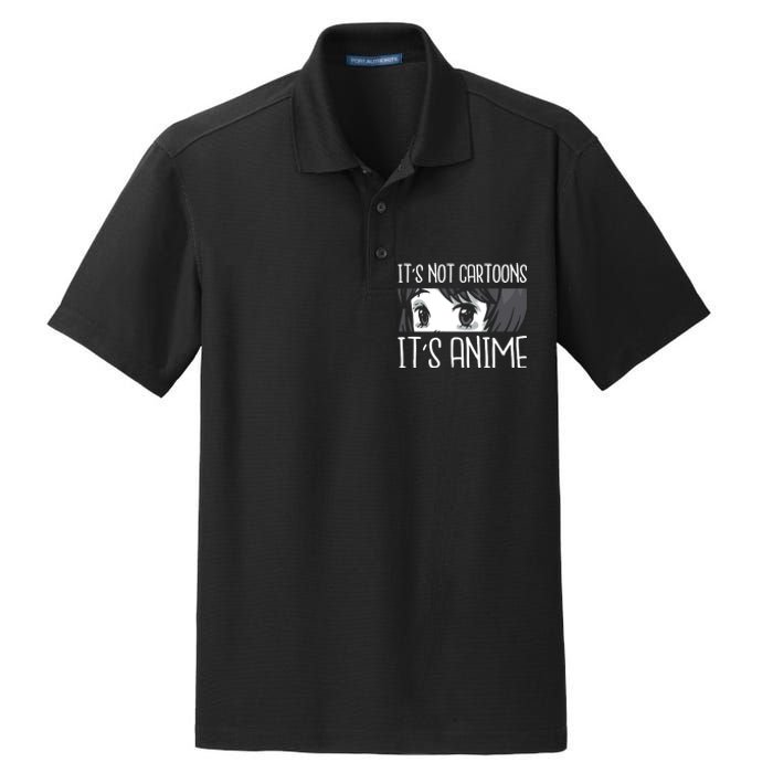 Not Cartoons It's Anime Dry Zone Grid Polo