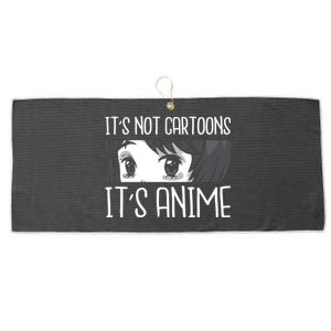 Not Cartoons It's Anime Large Microfiber Waffle Golf Towel