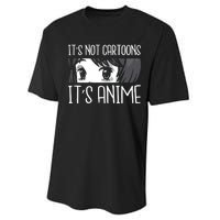 Not Cartoons It's Anime Performance Sprint T-Shirt