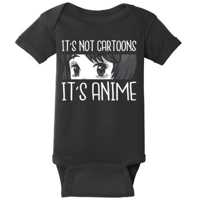 Not Cartoons It's Anime Baby Bodysuit