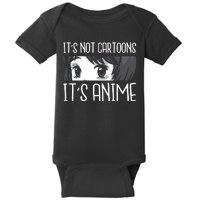 Not Cartoons It's Anime Baby Bodysuit