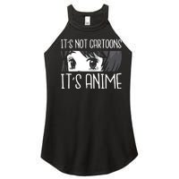 Not Cartoons It's Anime Women's Perfect Tri Rocker Tank