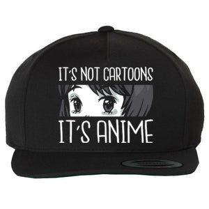 Not Cartoons It's Anime Wool Snapback Cap