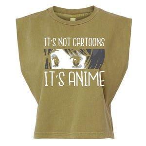 Not Cartoons It's Anime Garment-Dyed Women's Muscle Tee