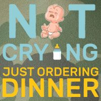 Not Crying Just Ordering Dinner Legacy Tie Dye Trucker Hat