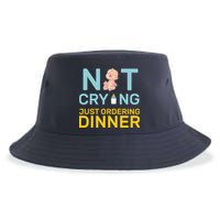 Not Crying Just Ordering Dinner Sustainable Bucket Hat