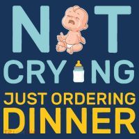 Not Crying Just Ordering Dinner Tank Top