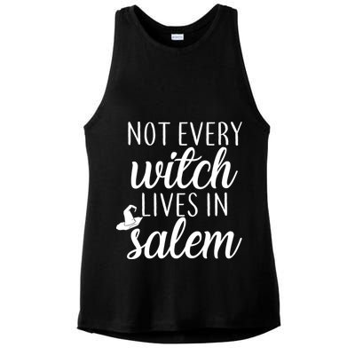 Not Every Witch Live In Salem  Ladies PosiCharge Tri-Blend Wicking Tank