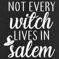 Not Every Witch Live In Salem  7 Panel Mesh Trucker Snapback Hat
