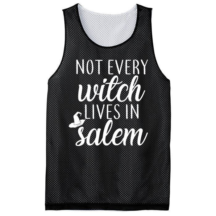 Not Every Witch Live In Salem  Mesh Reversible Basketball Jersey Tank