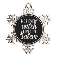 Not Every Witch Live In Salem  Metallic Star Ornament