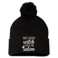Not Every Witch Live In Salem  Pom Pom 12in Knit Beanie