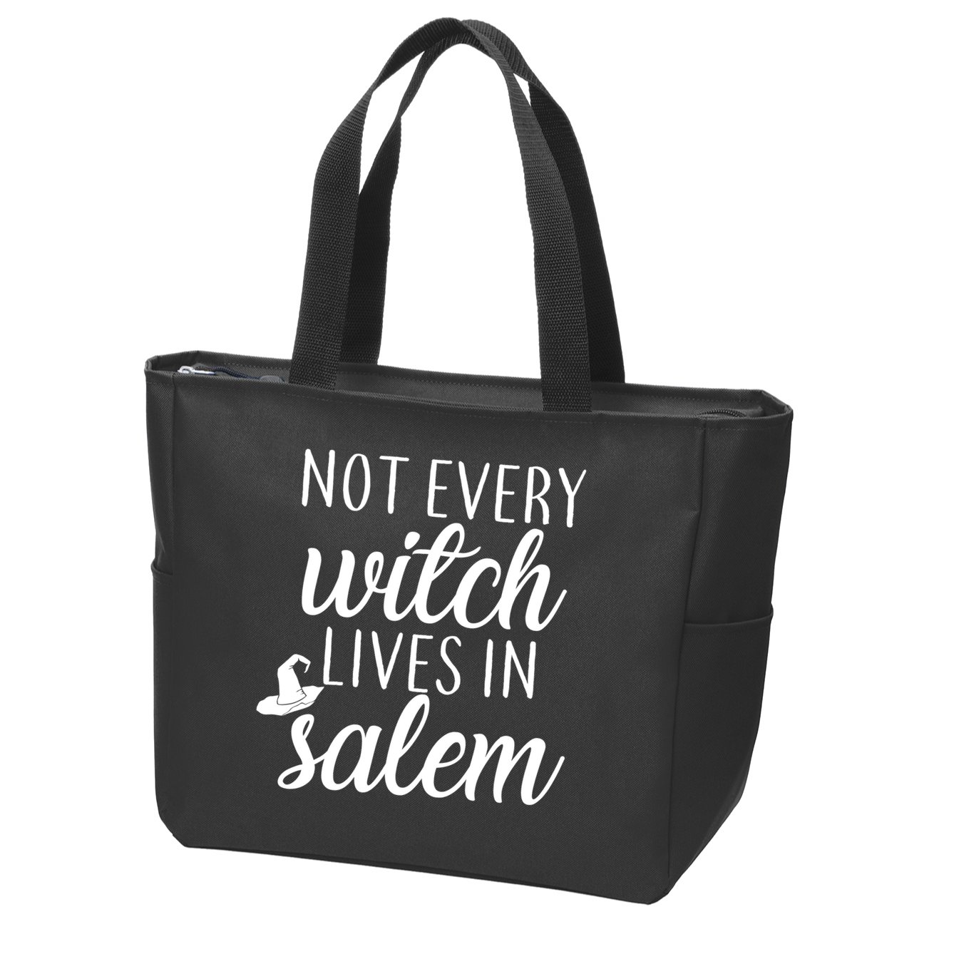 Not Every Witch Live In Salem  Zip Tote Bag