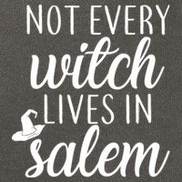 Not Every Witch Live In Salem  Cotton Canvas Backpack