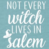 Not Every Witch Live In Salem  Sueded Cloud Jersey T-Shirt