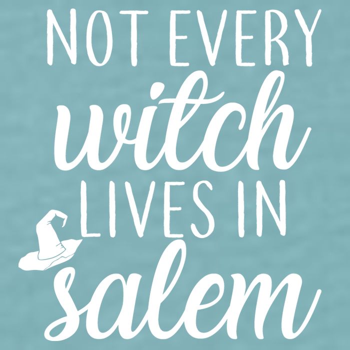 Not Every Witch Live In Salem  Sueded Cloud Jersey T-Shirt