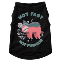Not Fast Not Furious Sloth Cute Doggie Tank