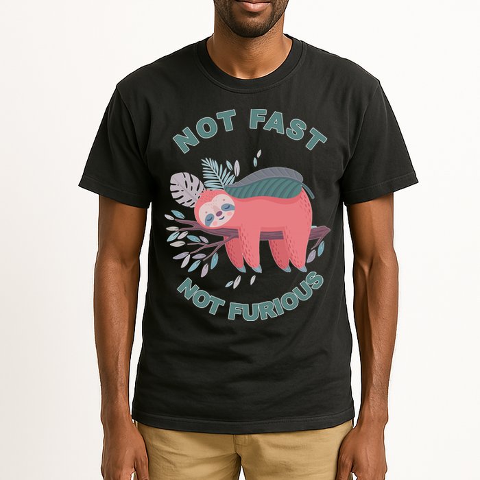 Not Fast Not Furious Sloth Cute Tall T-Shirt
