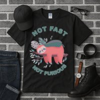 Not Fast Not Furious Sloth Cute Tall T-Shirt