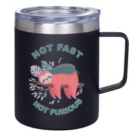 Not Fast Not Furious Sloth Cute 12oz Stainless Steel Coffee Mug