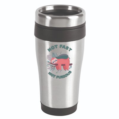 Not Fast Not Furious Sloth Cute 16oz Travel Tumbler