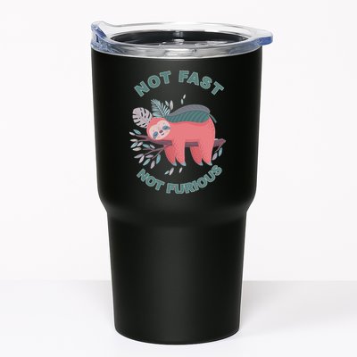 Not Fast Not Furious Sloth Cute Tumbler