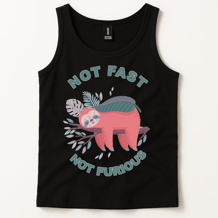 Not Fast Not Furious Sloth Cute Tank Top