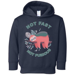 Not Fast Not Furious Sloth Cute Toddler Hoodie