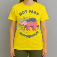 Not Fast Not Furious Sloth Cute T-Shirt