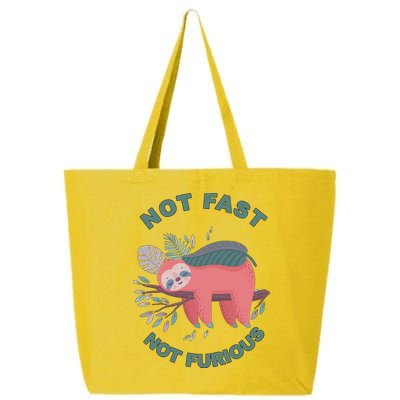 Not Fast Not Furious Sloth Cute 25L Jumbo Tote
