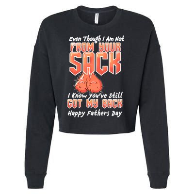 Not From Your Sack I Know You've Still Got My Back Cropped Pullover Crew