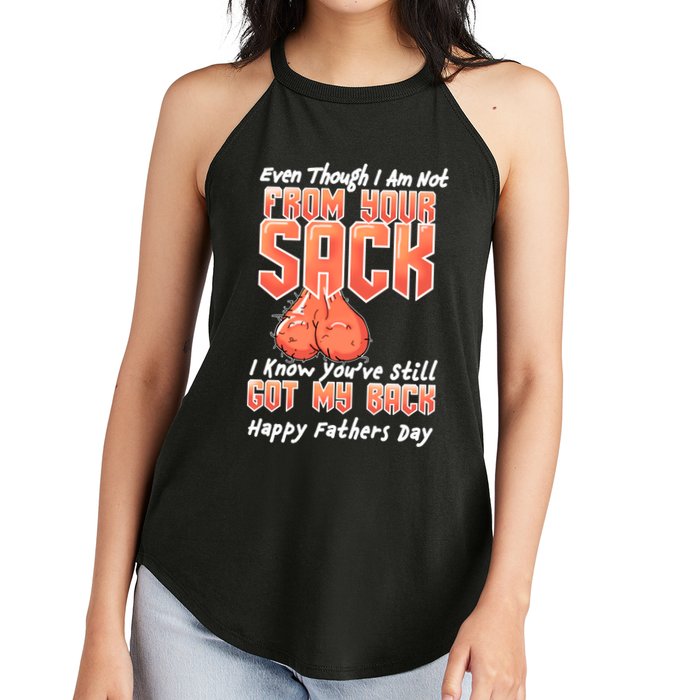 Not From Your Sack I Know You've Still Got My Back Women's Perfect Tri Rocker Tank