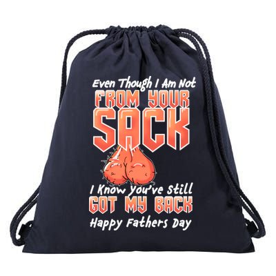 Not From Your Sack I Know You've Still Got My Back Drawstring Bag